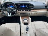 White on Brown GLE 350: Luxury & Tech Loaded