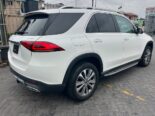 White on Brown GLE 350: Luxury & Tech Loaded