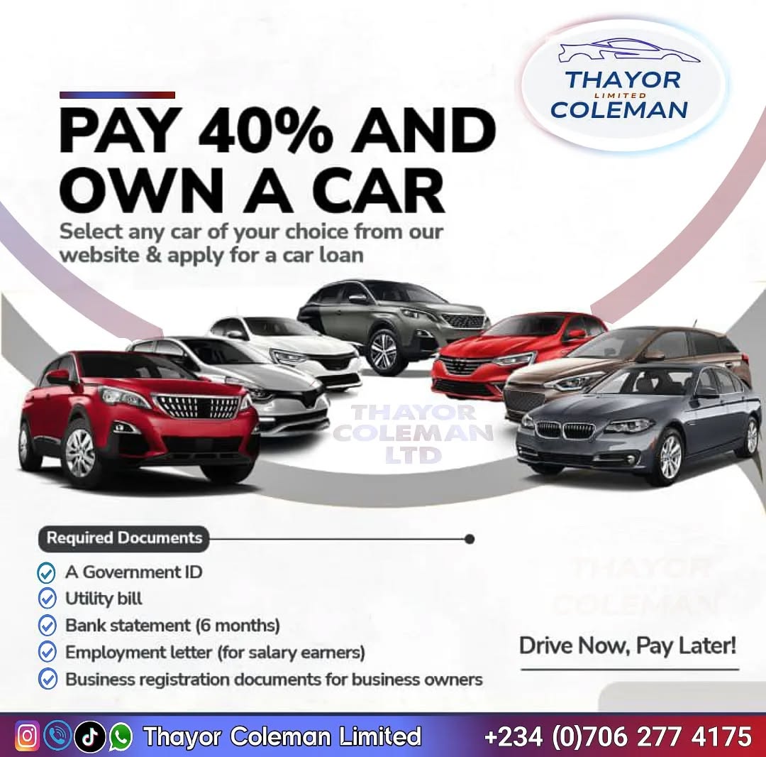 Own Your Dream Car for 40% Down