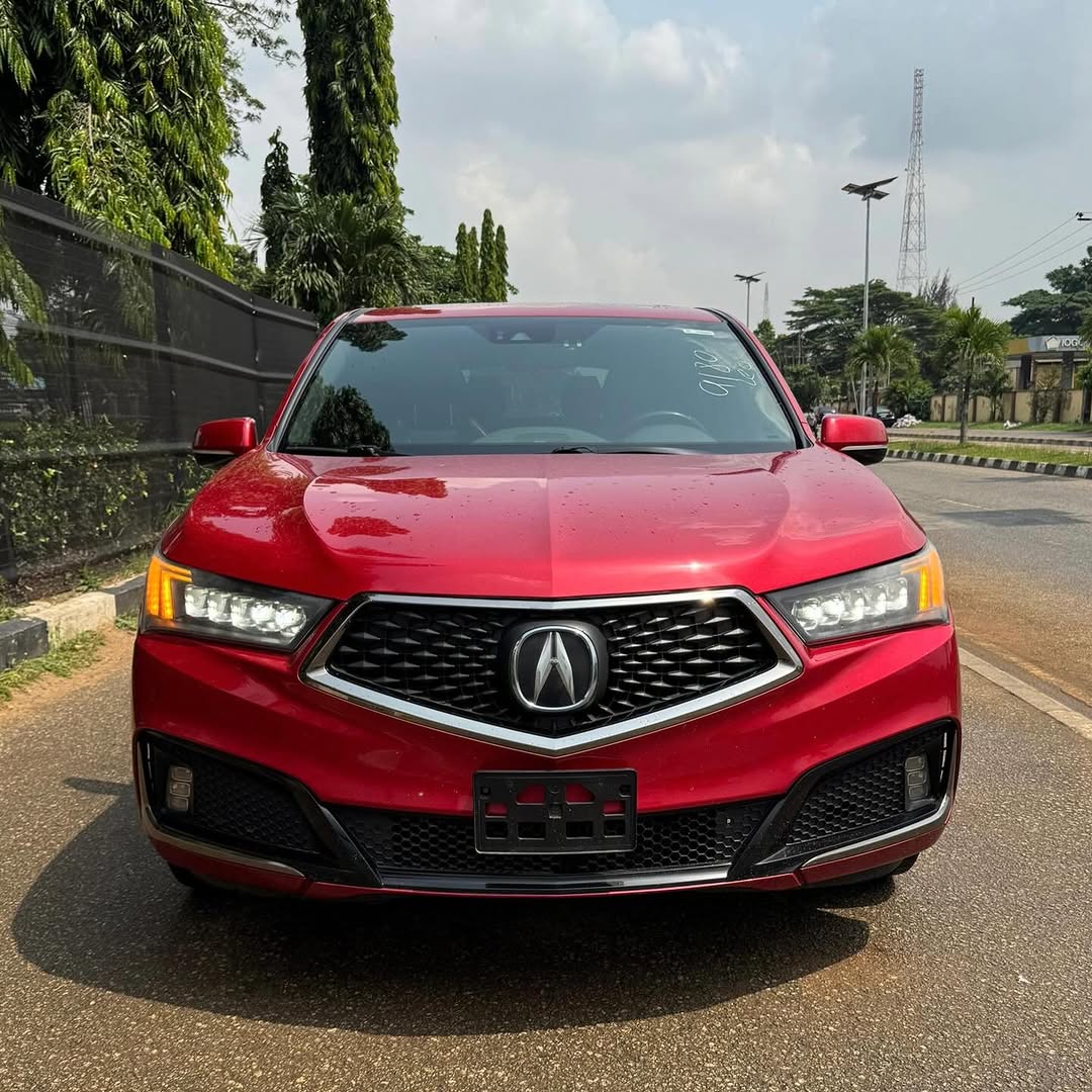 2019 Acura MDX A-Spec: Red on Black, Low Miles, V6 Power