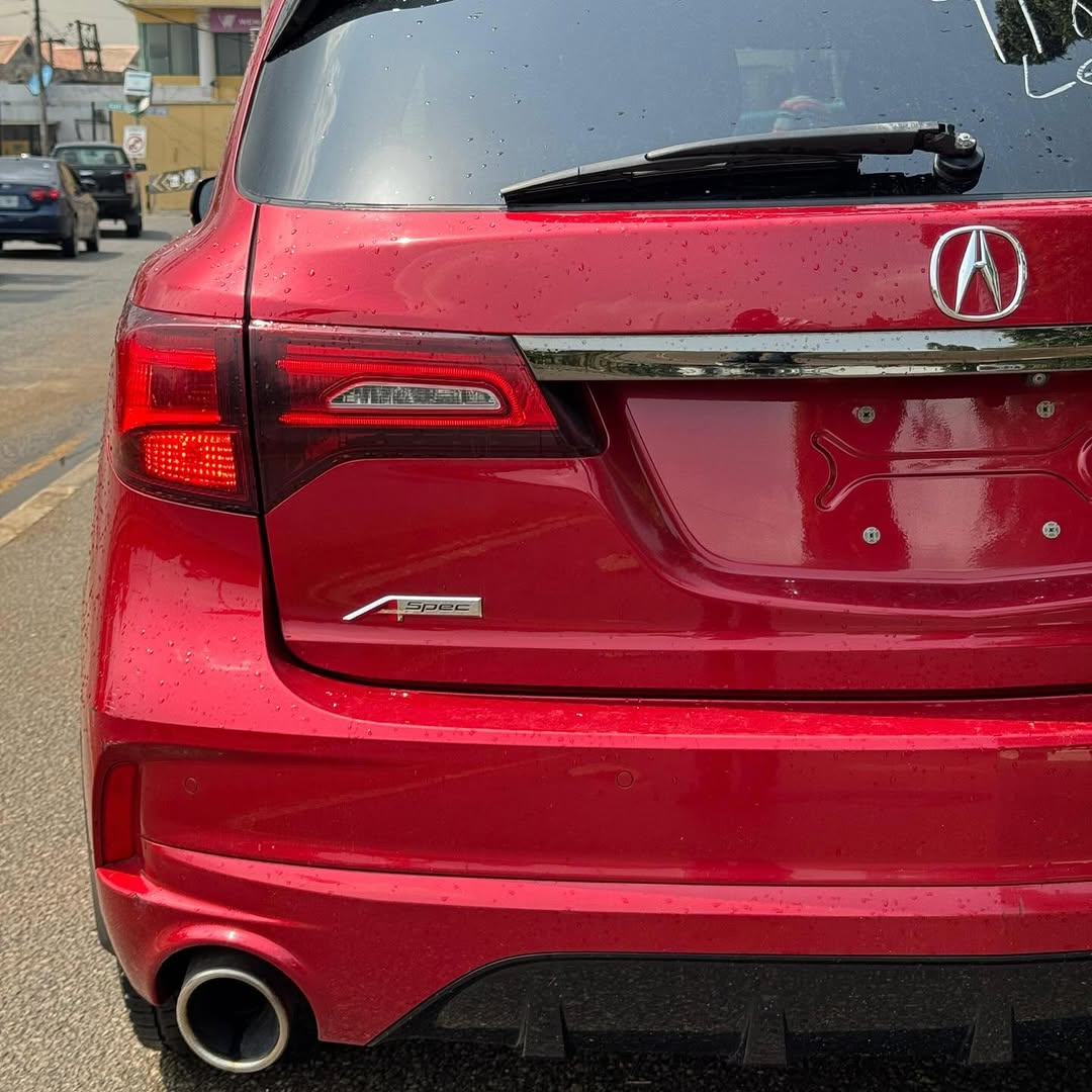 2019 Acura MDX A-Spec: Red on Black, Low Miles, V6 Power