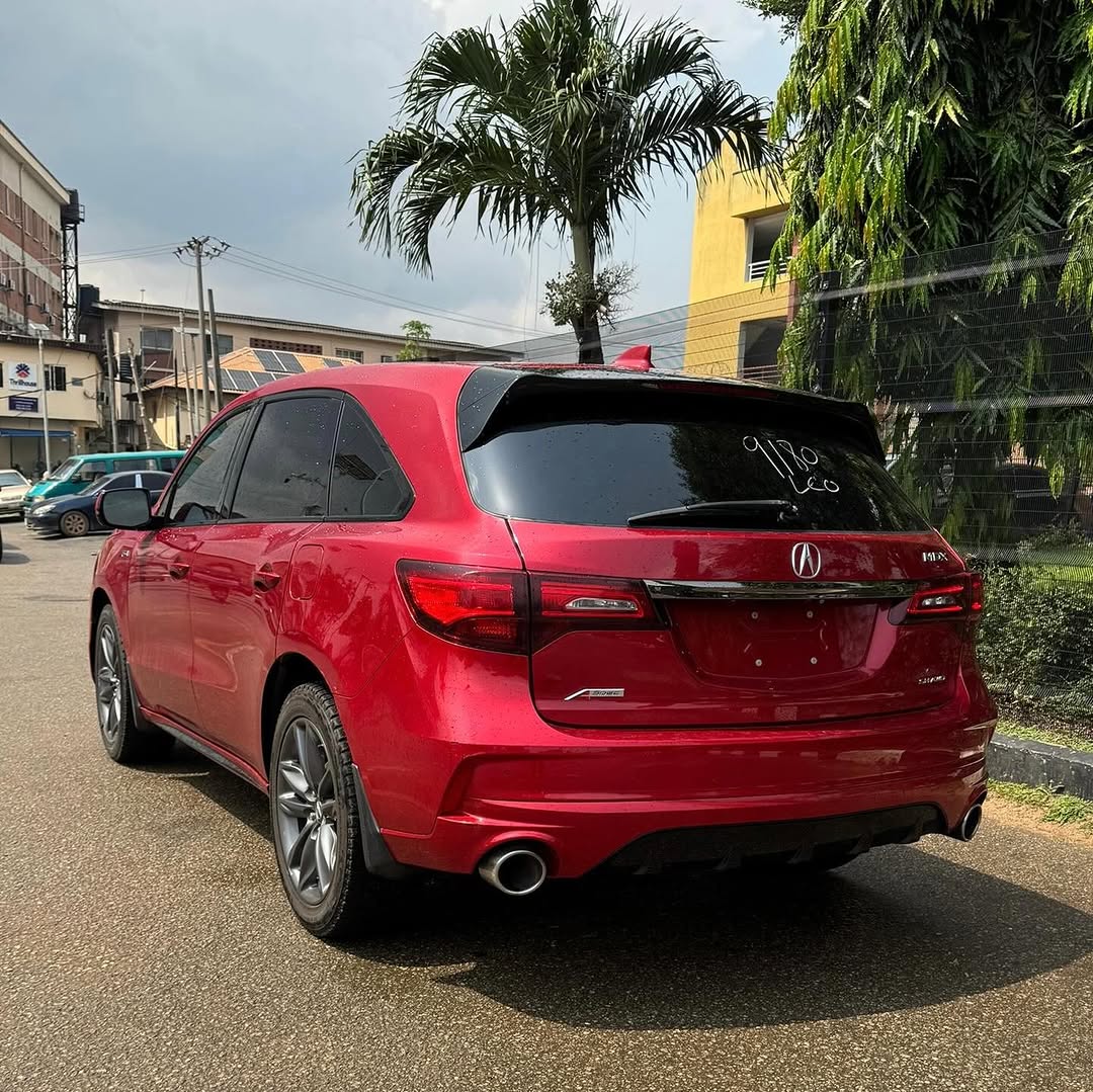 2019 Acura MDX A-Spec: Red on Black, Low Miles, V6 Power