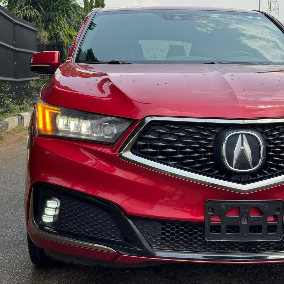 2019 Acura MDX A-Spec: Red on Black, Low Miles, V6 Power