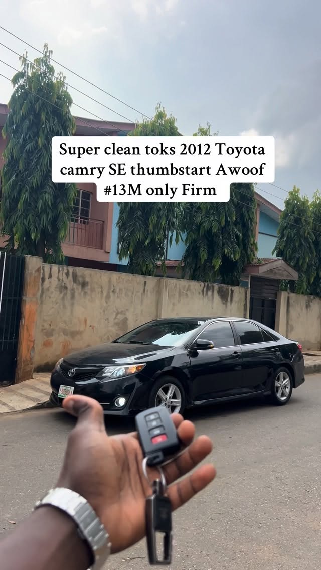 2012 Camry SE: Luxury & Tech, #13M Firm