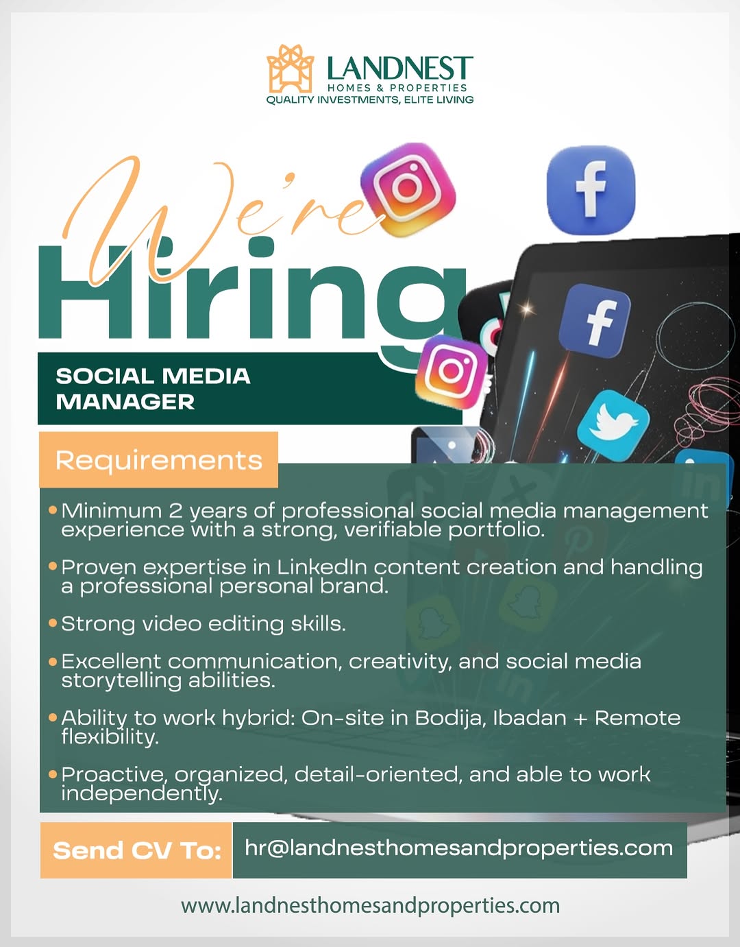 Social Media Manager: Creative Voice Wanted