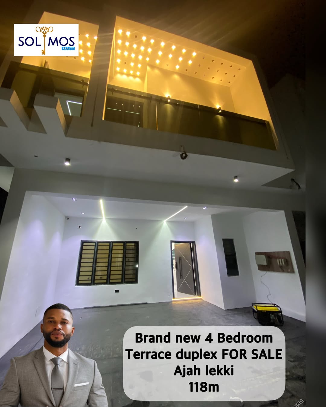 Luxury 4-Bed Terrace Duplex in Ajah | 18M