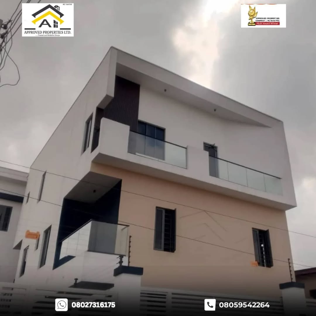 Luxury 4-Bed Detached Duplex in Ogba Estate