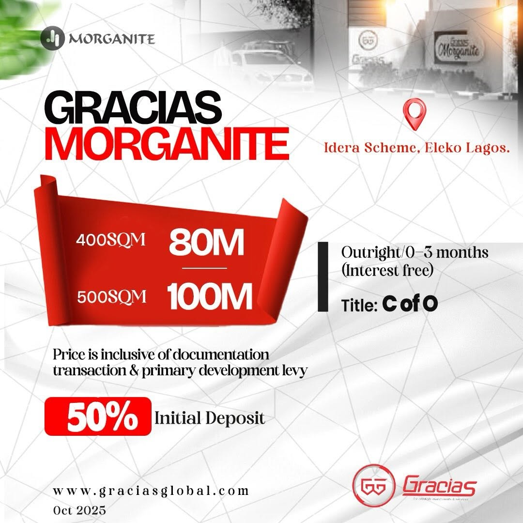 Secure Your Legacy in Gracias Morganite, Lekki