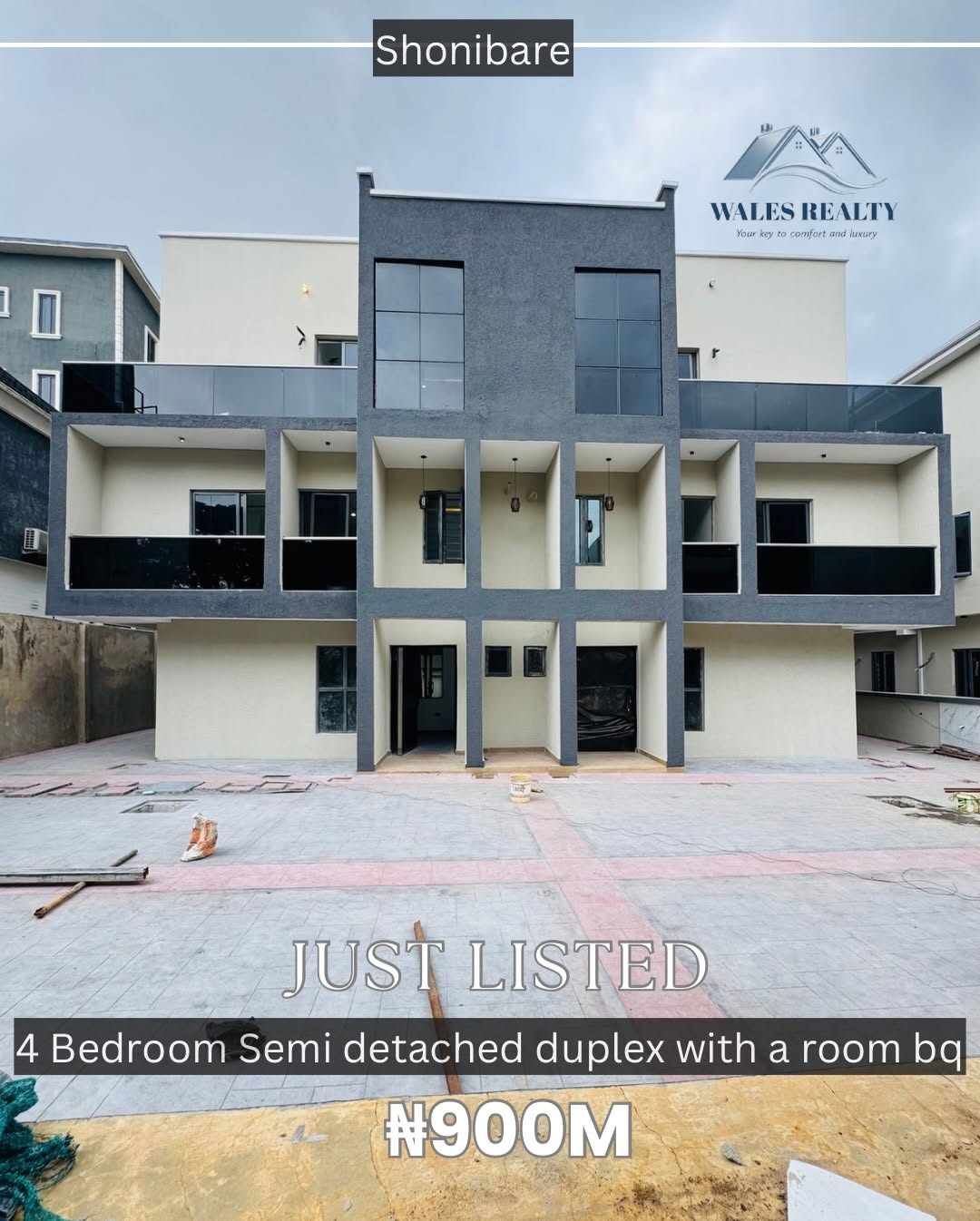 Sleek 4-Bed Duplex in Shonibare Estate