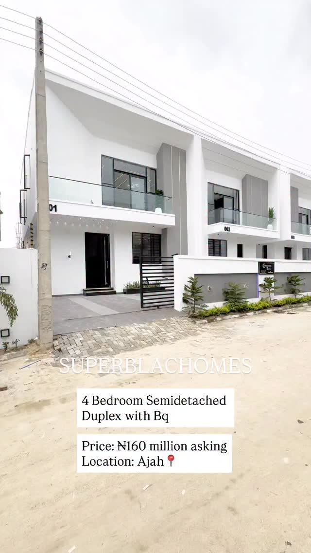 Spacious 4-Bed Terrace Duplex in AJAH’s Serene Gated Estate