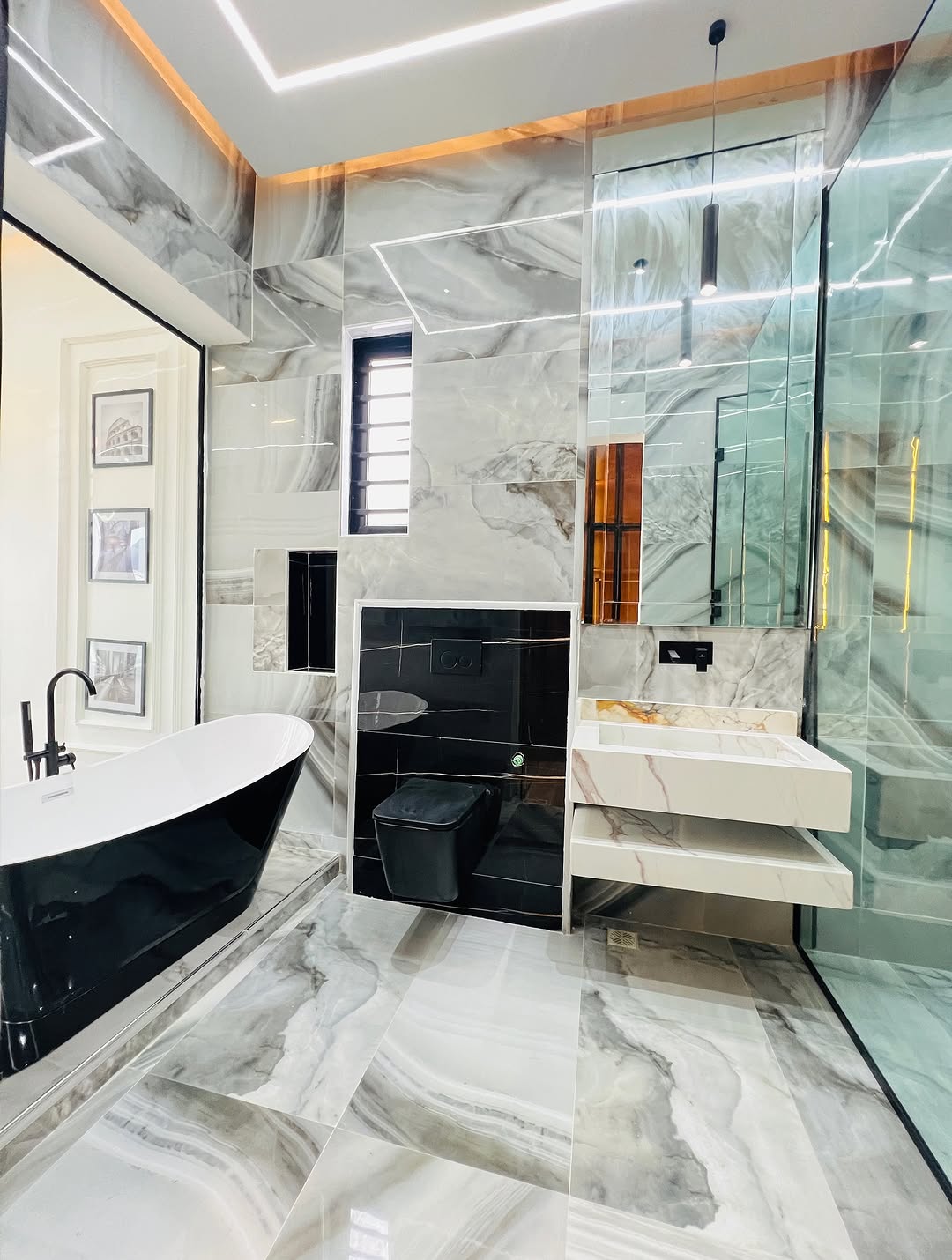 Sleek 5-Bed Duplex with Rooftop Cinema & Pool