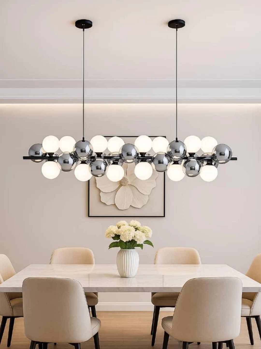 Stunning Glass Bubble Chandelier: Transform Your Space