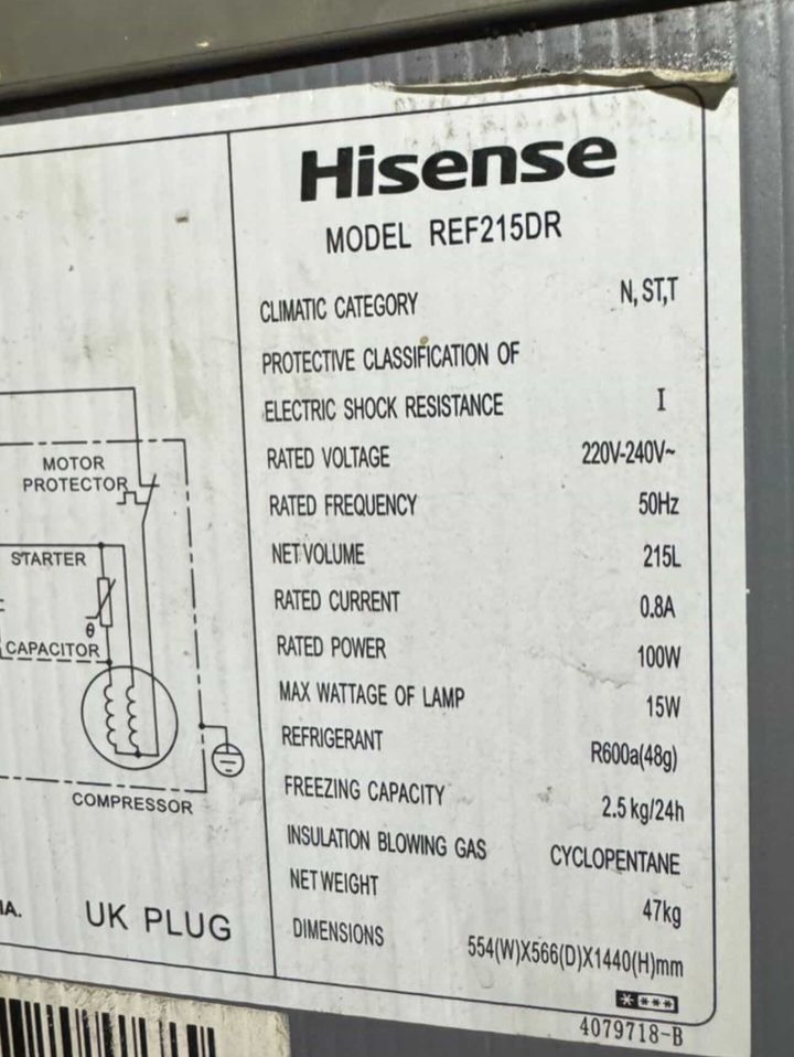 Hisense Fridge: Perfect & Ready in Jahi