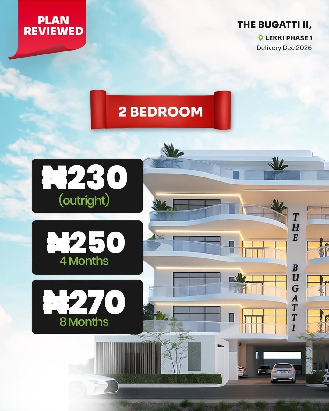 Soundproof 2-Bedroom Haven: Flexible Payment Plans