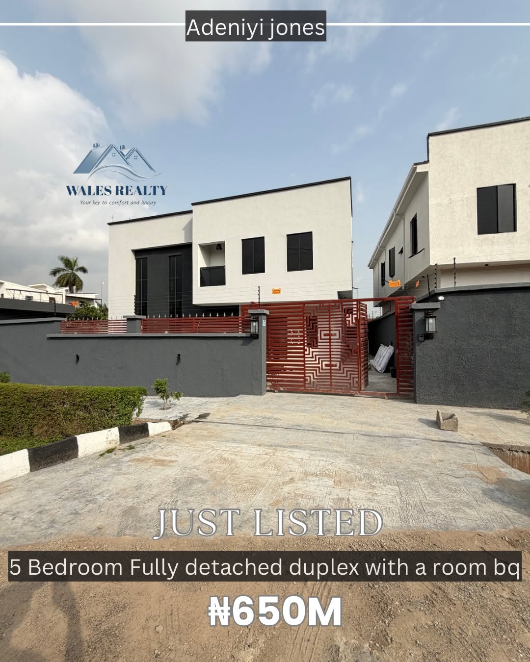 Sophisticated 5-Bedroom Duplex with BQ in Ikeja