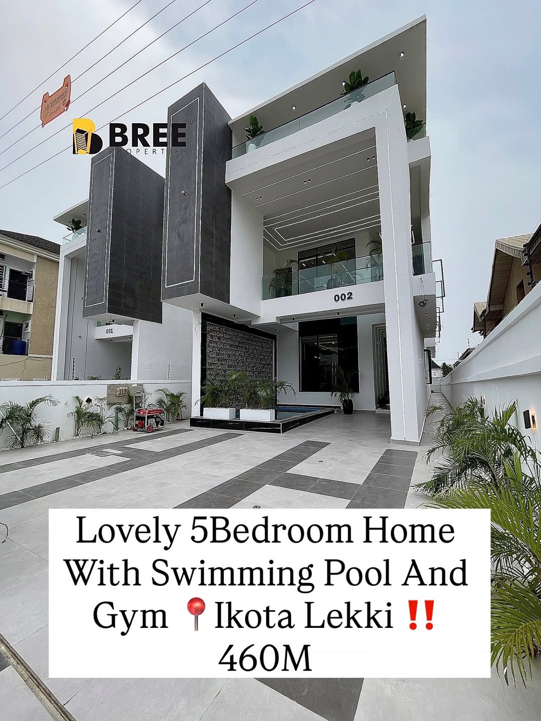 Stunning 5-Bed Ikota Estate Gem with Pool & Gym