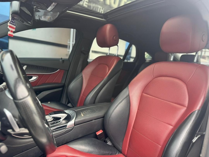 Stunning GLC300 Coupe: Red/Black Luxury, Installments Available