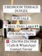 Spacious 3-Bed Terrace Duplex | Secure Lekki Estate | Flexible Payment