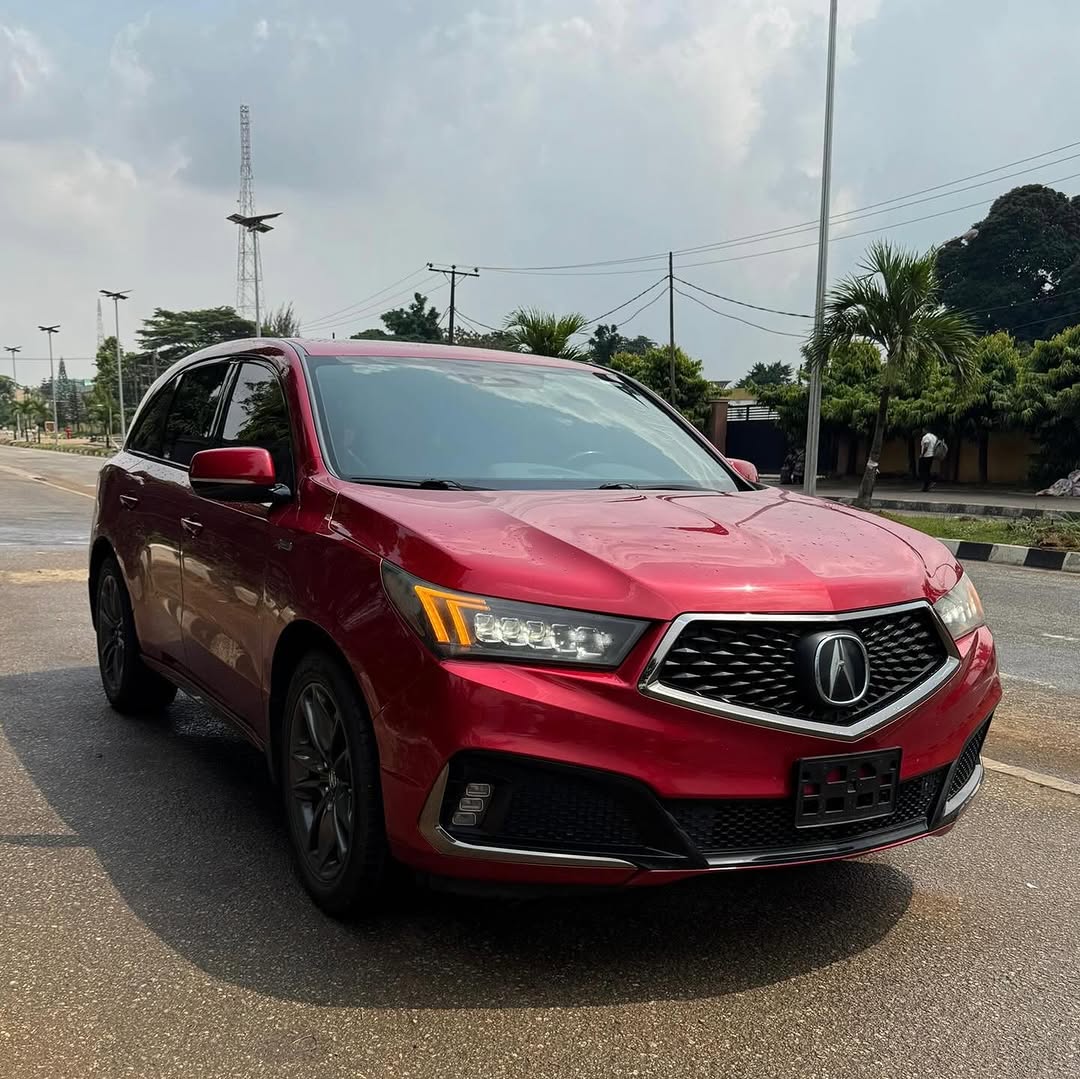 2019 Acura MDX A-Spec: Red on Black, Low Miles, V6 Power