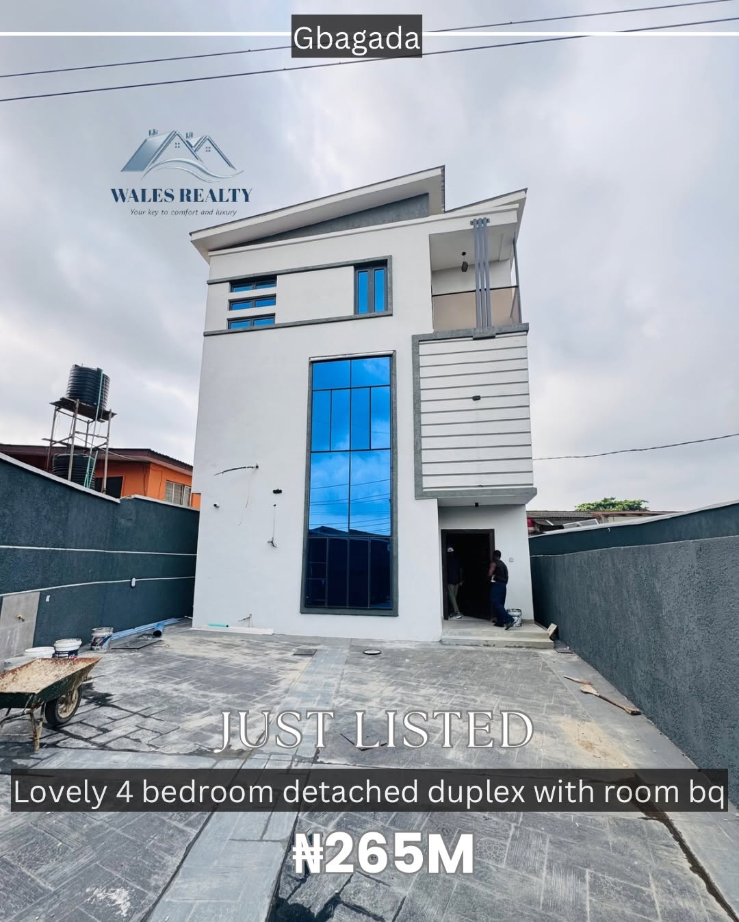 Gbagada’s Finest: 4-Bedroom Semi-Detached Duplex