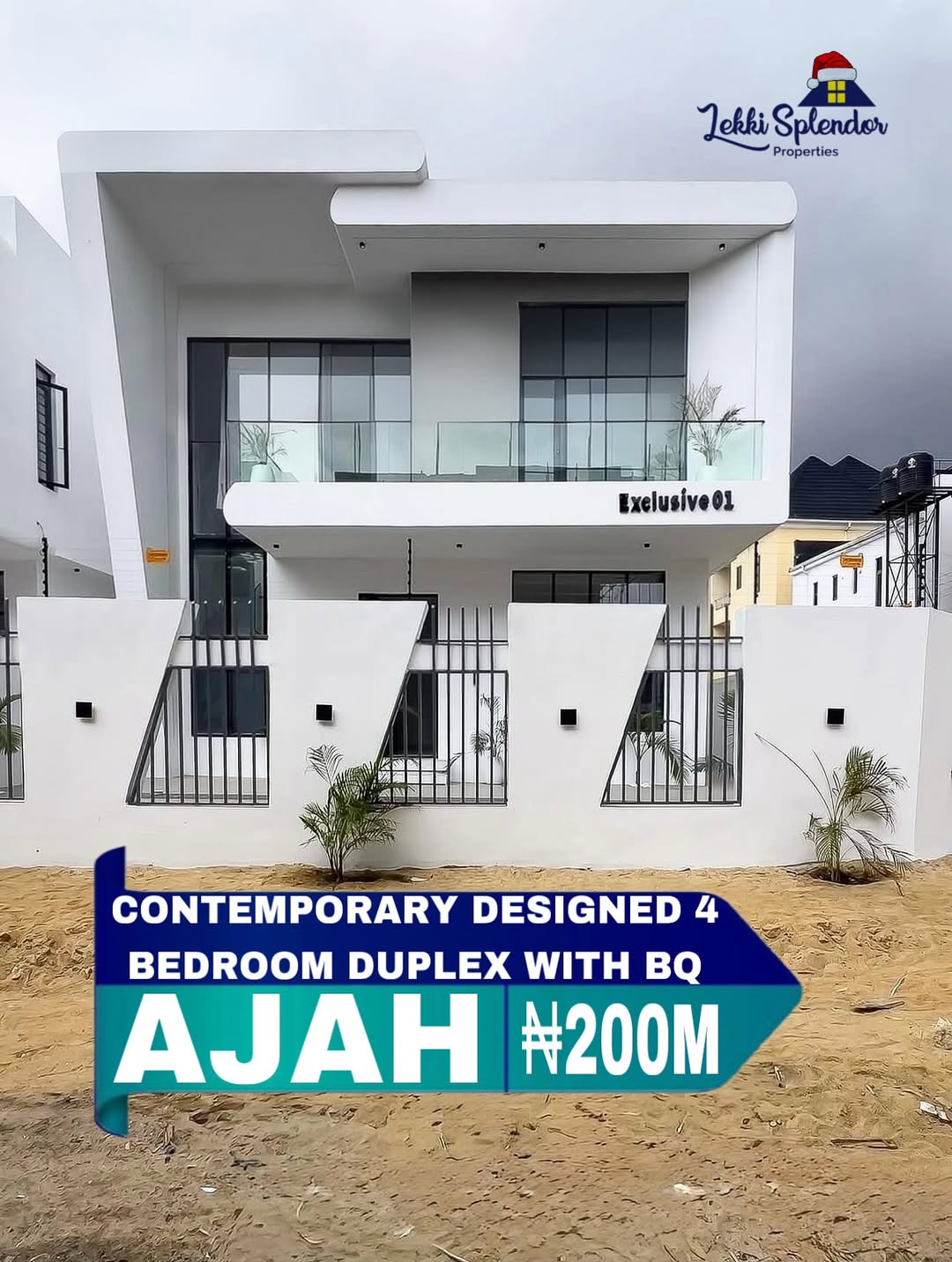 Ajah’s Grand 4-Bed Duplex: Modern Luxury, BQ & Serenity