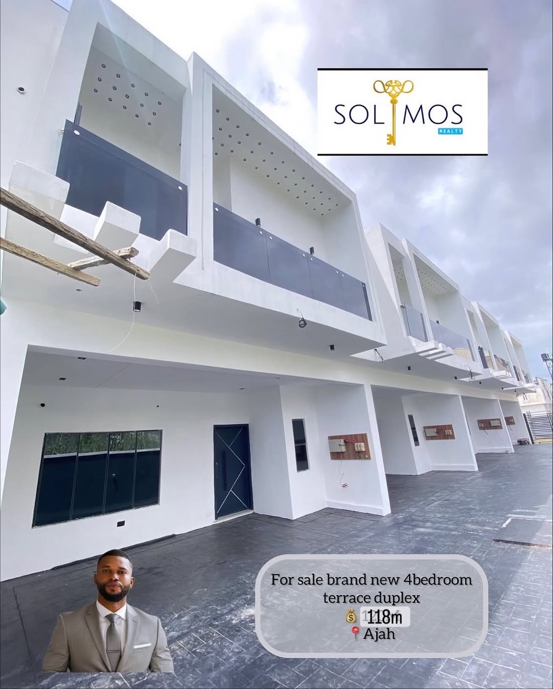 Luxury 4-Bed Terrace Duplex in Ajah | 18M