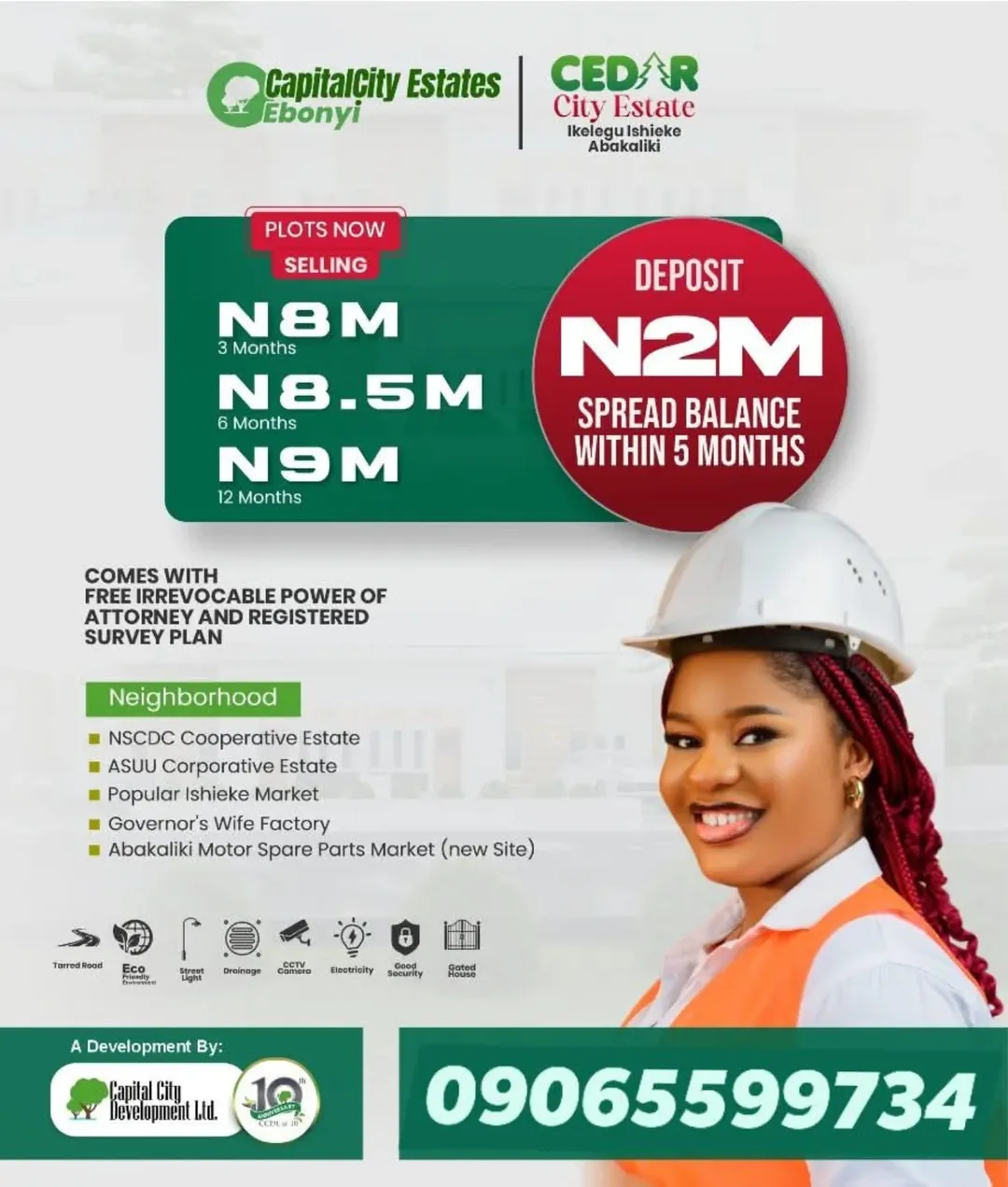 Prime Abakaliki Plot: 3min to Market & High ROI