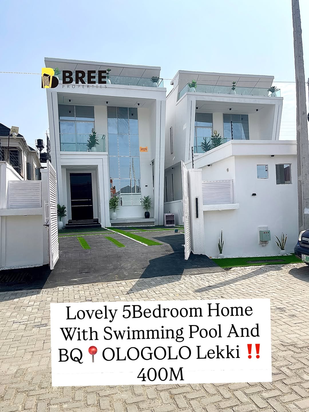 Luxury 5-Bed Ologolo Home with Pool & BQ