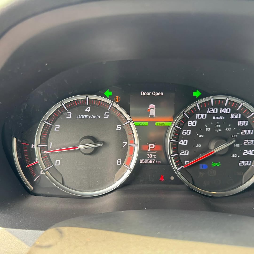 2019 Acura MDX A-Spec: Red on Black, Low Miles, V6 Power