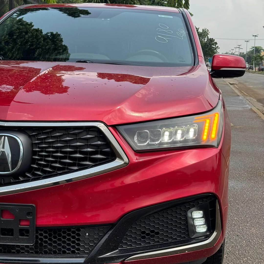 2019 Acura MDX A-Spec: Red on Black, Low Miles, V6 Power
