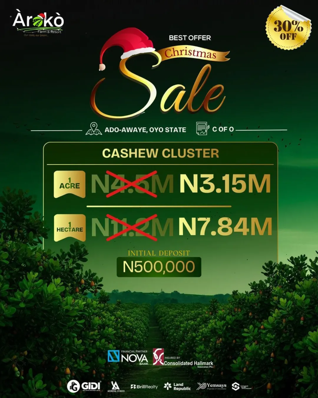 Invest in Your Future: Aroko Farm & Resort Now Open