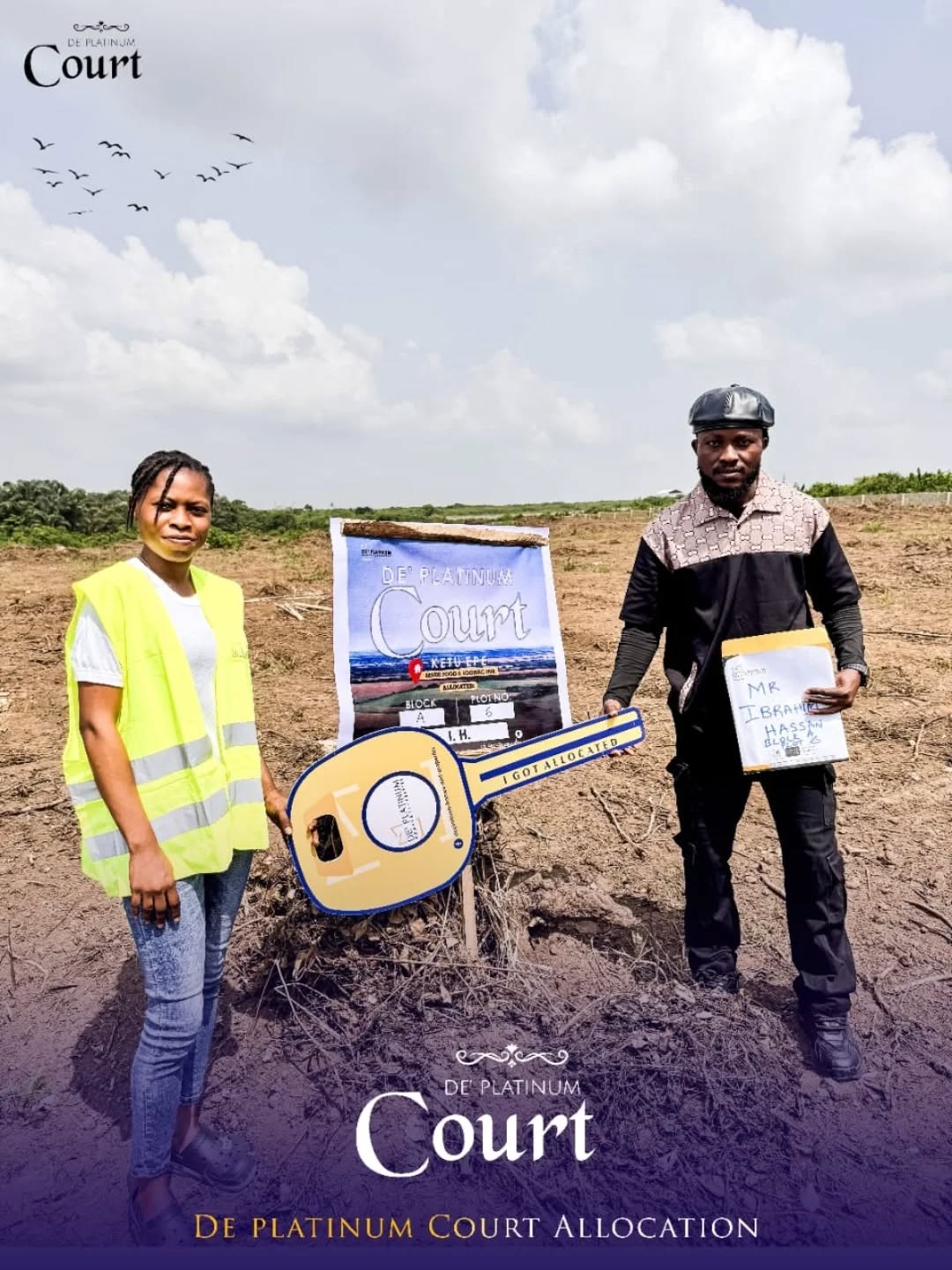 Own Your Dream Plot at De Platinum Court, Ketu-Epe!