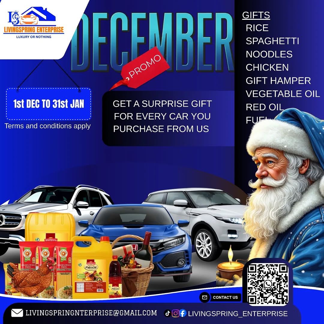 Drive Your Dream Car + Holiday Gift!