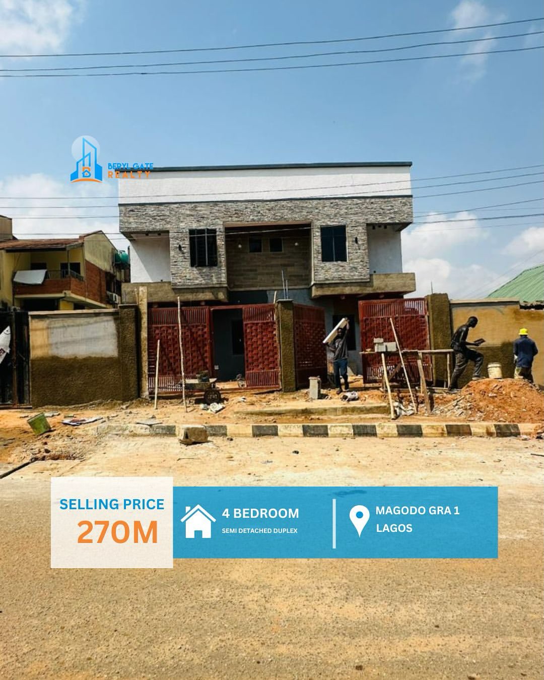 Luxury 4-Bed Semi-Detached Duplex in Magodo GRA