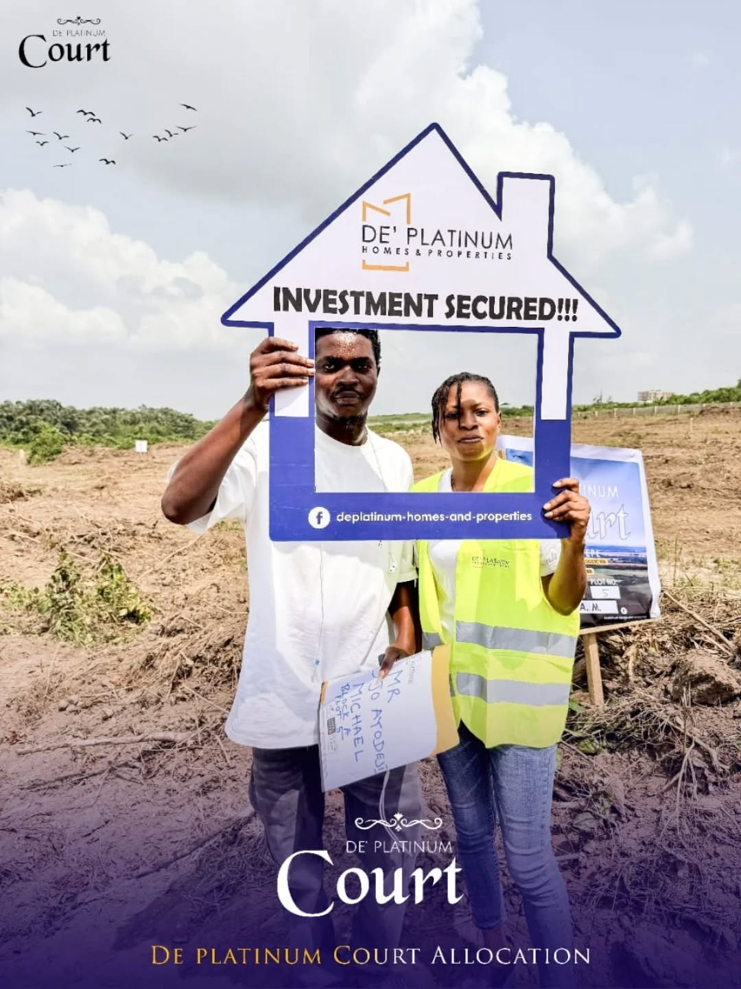 Own Your Dream Plot at De Platinum Court, Ketu-Epe!