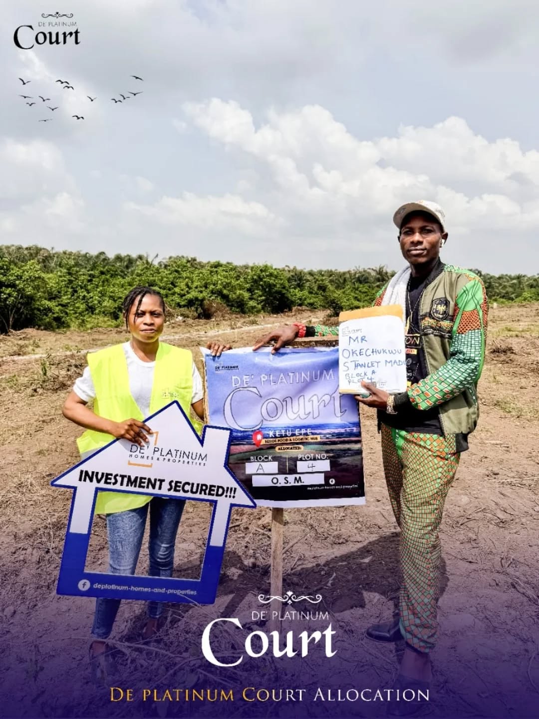 Own Your Dream Plot at De Platinum Court, Ketu-Epe!