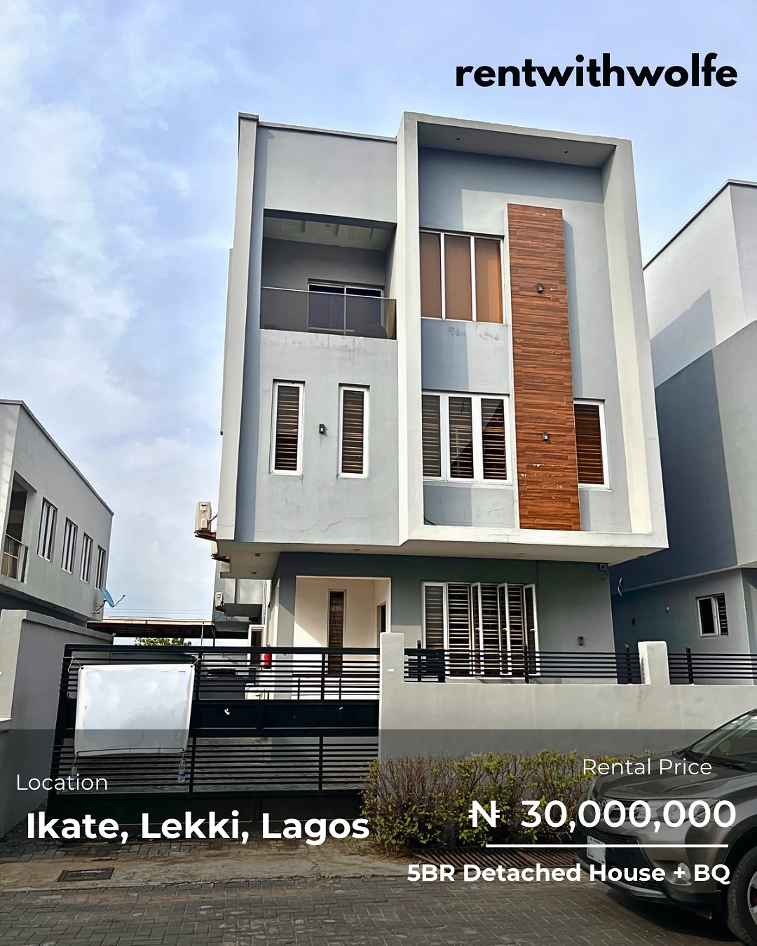 Luxury 5-Bed Ikate Estate Home with BQ & 24/7 Power