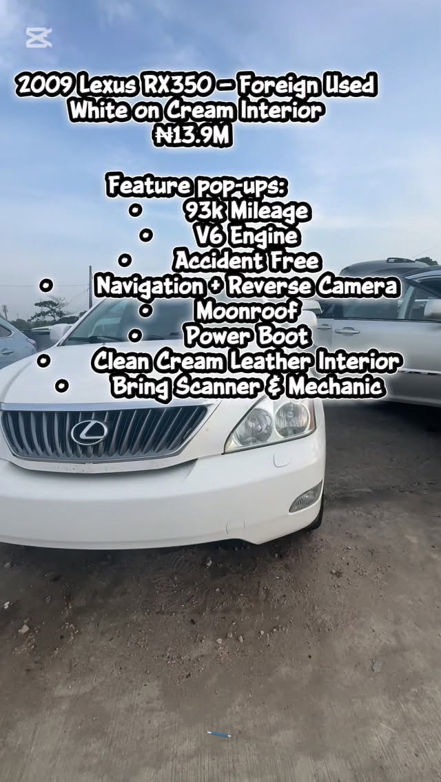 Pristine 2009 Lexus RX350: Luxe, Loaded & Accident-Free