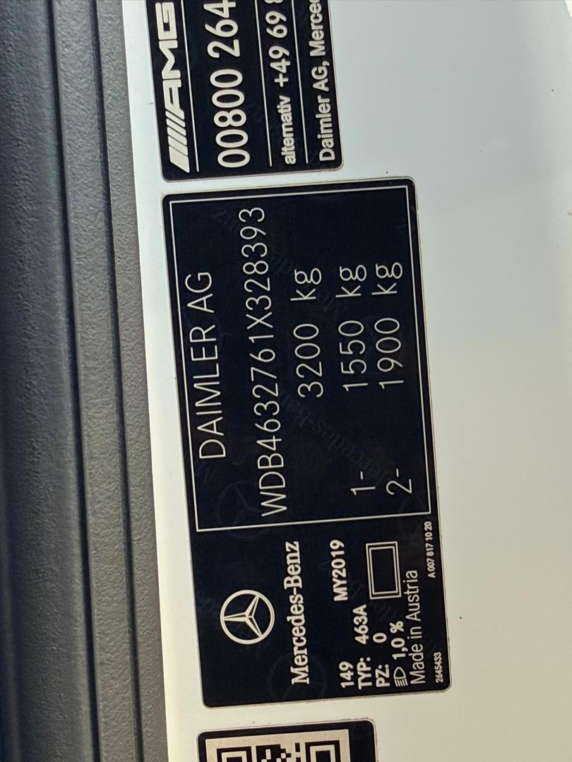 2020 G63 AMG: Untouched Luxury, N280M