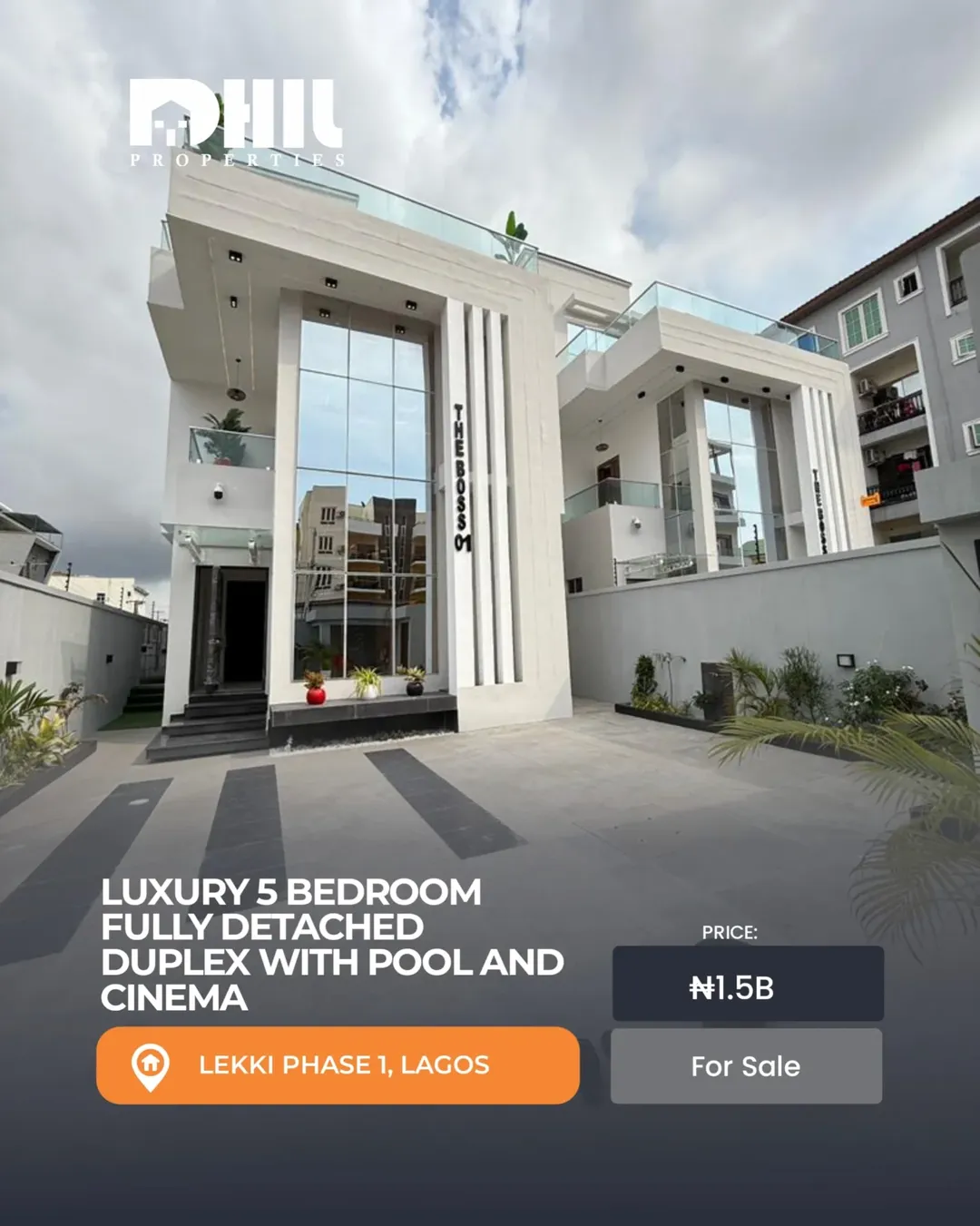 Lekki’s Ultimate Smart Home Oasis with Pool & Cinema