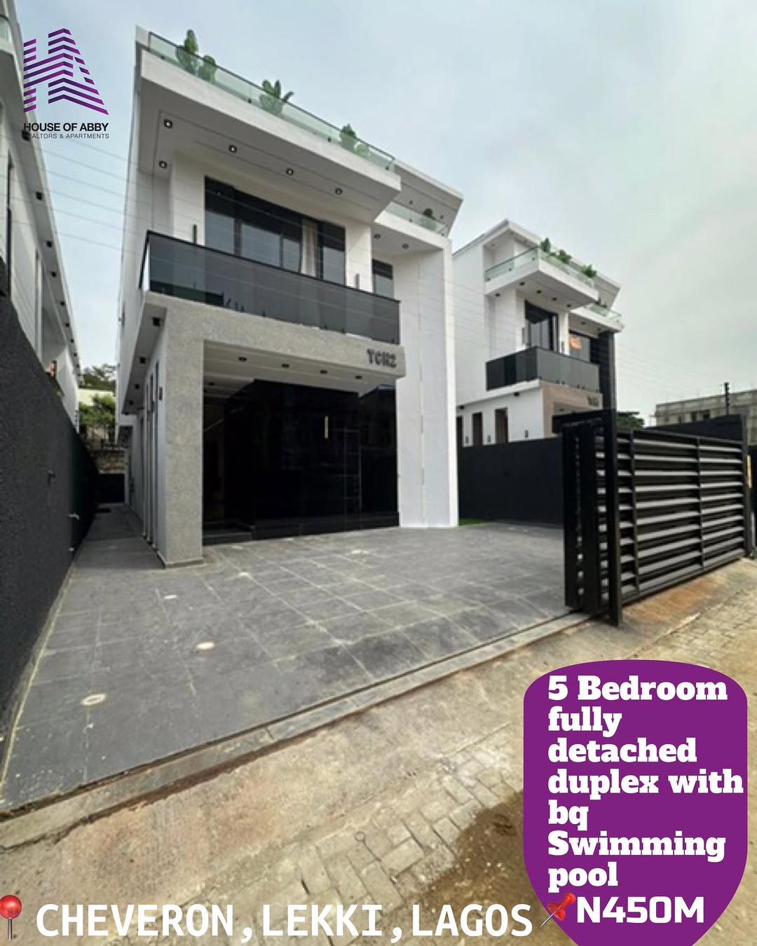 Stunning 5-Bedroom Duplex with Resort-Style Pool in Lekki