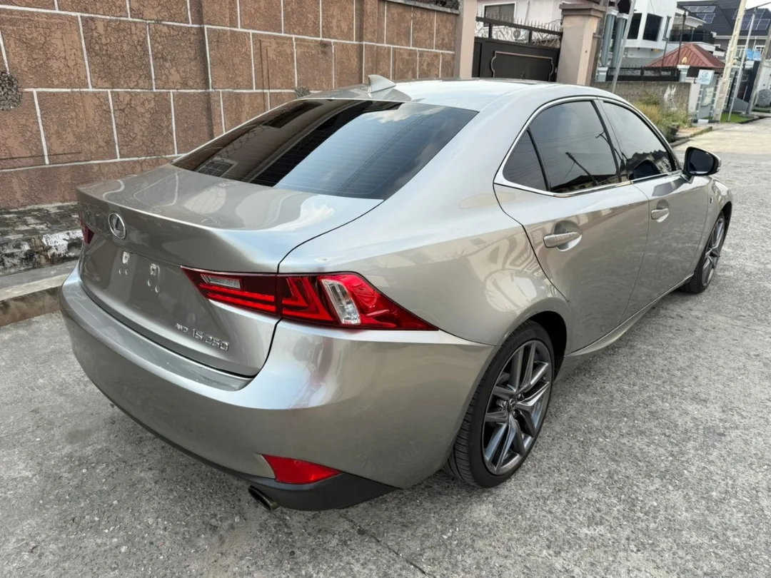 Red Leather Lexus IS250 F-Sport: Lagos Ready