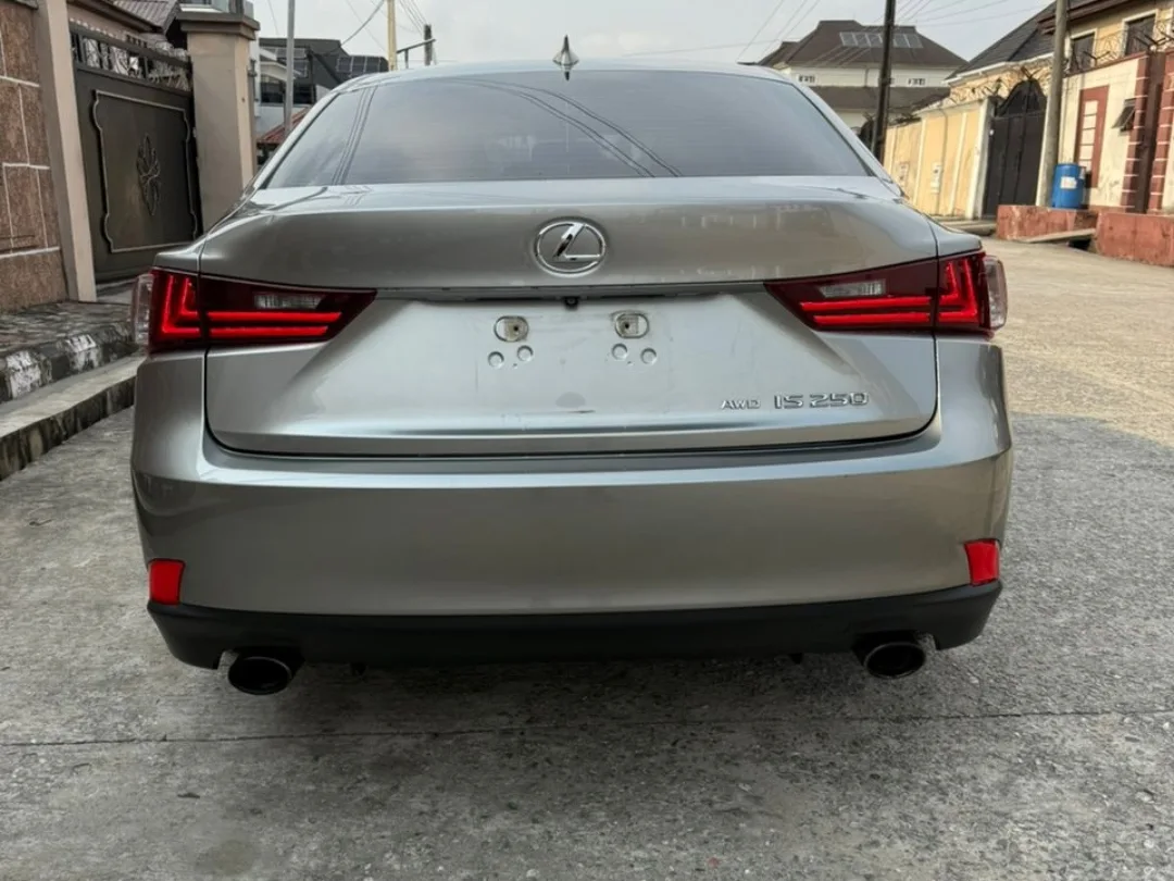 Red Leather Lexus IS250 F-Sport: Lagos Ready