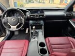 Red Leather Lexus IS250 F-Sport: Lagos Ready