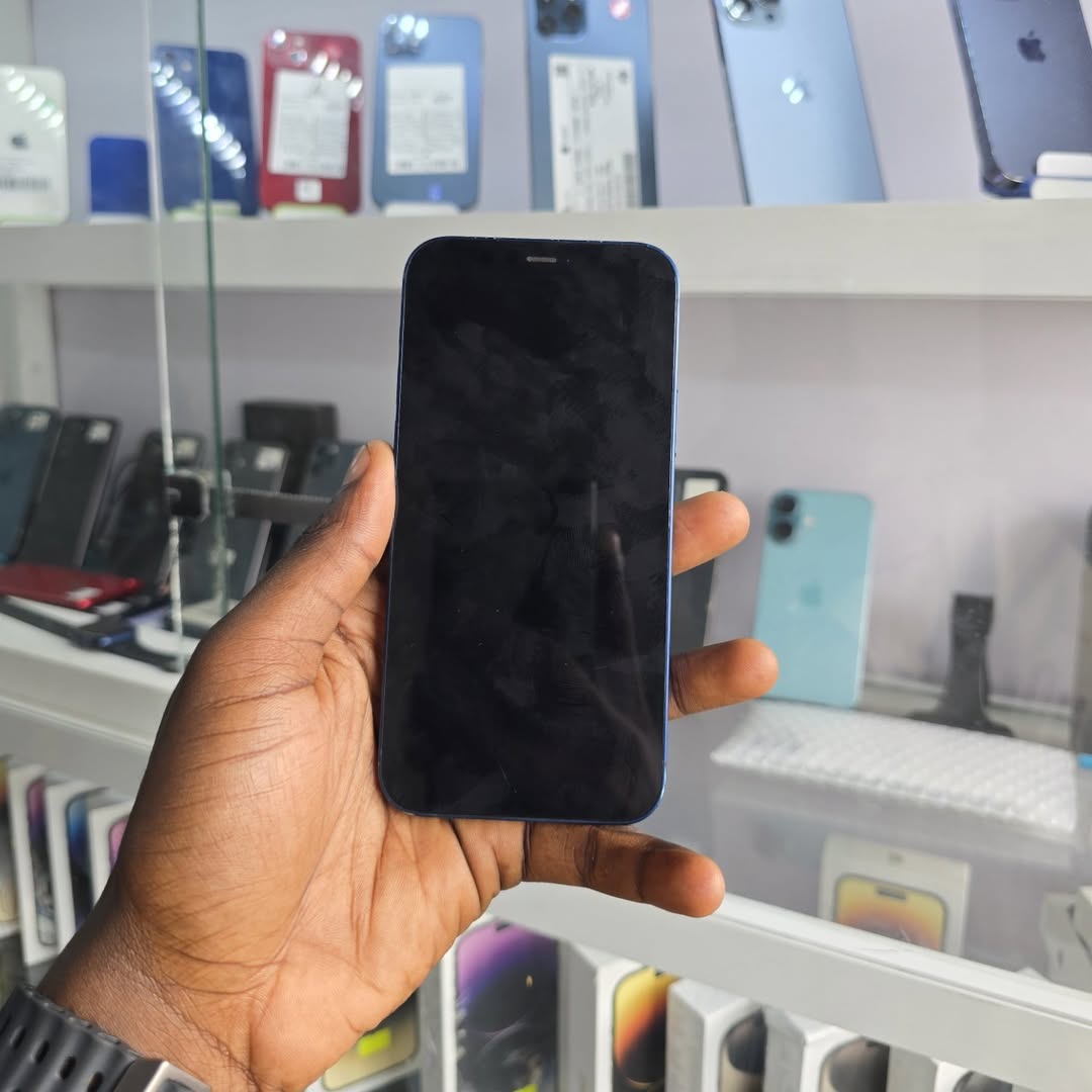 Stunning Blue iPhone 12 | 128GB, 88% Battery, Free Pouch & Guard!