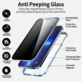 Secure Your iPhone: Nano-Tech Privacy Case & Tempered Glass