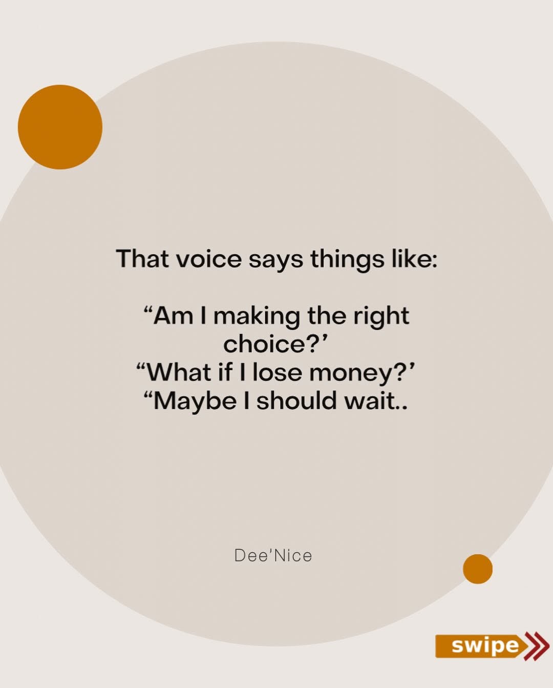 Own Your Dream Home, Silence the Doubts