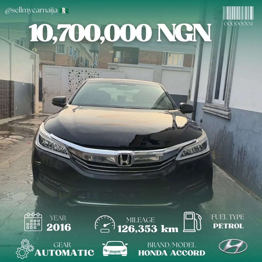 2016-Look Honda Accord: Luxury Upgrade, Low Price