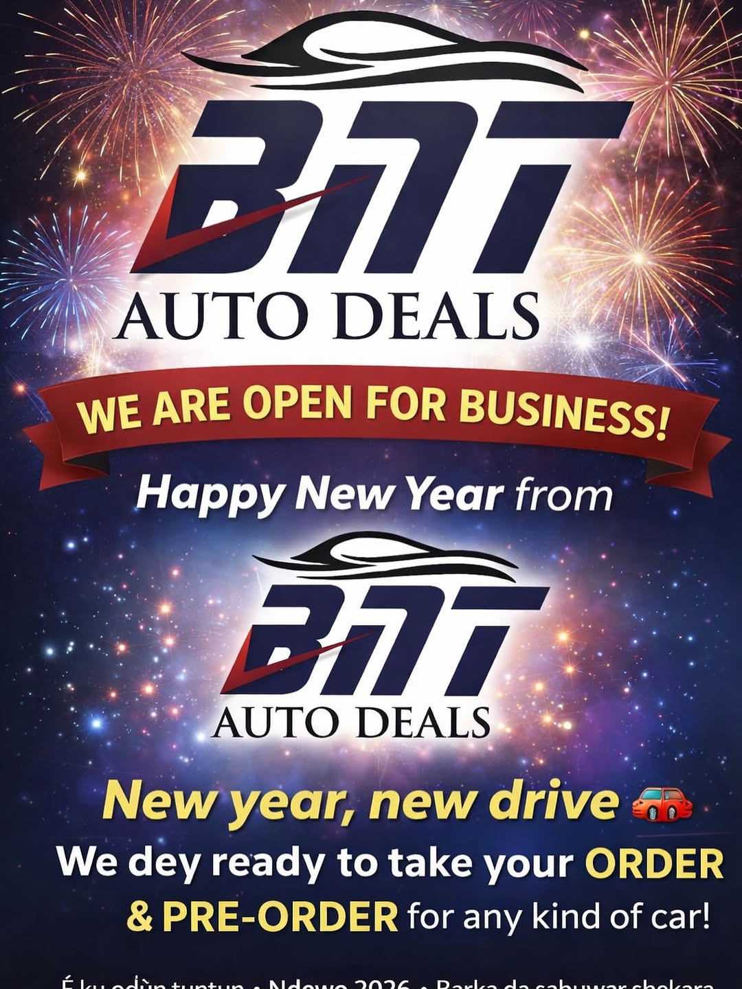 New Year, New Drive: Pre-Order Your Dream Car Now