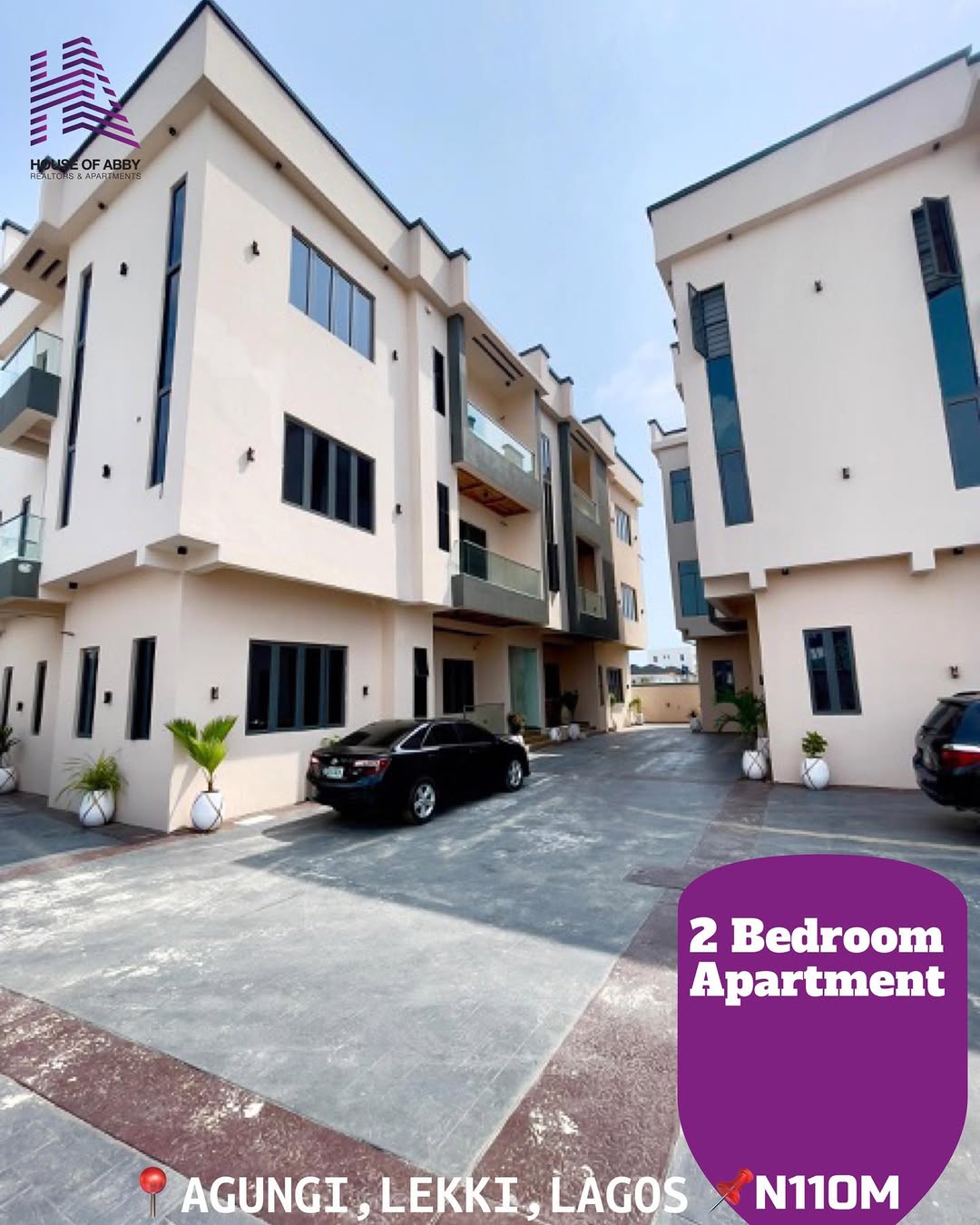 Ultimate Modern 2-Bed with 24/7 Power & Security in Agungi